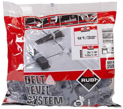 Brida de 1 mm Para Nivelación de Baldosas Cerámicas Con Espesor De 3-12mm B-100 UN. - Rubi Delta Level System