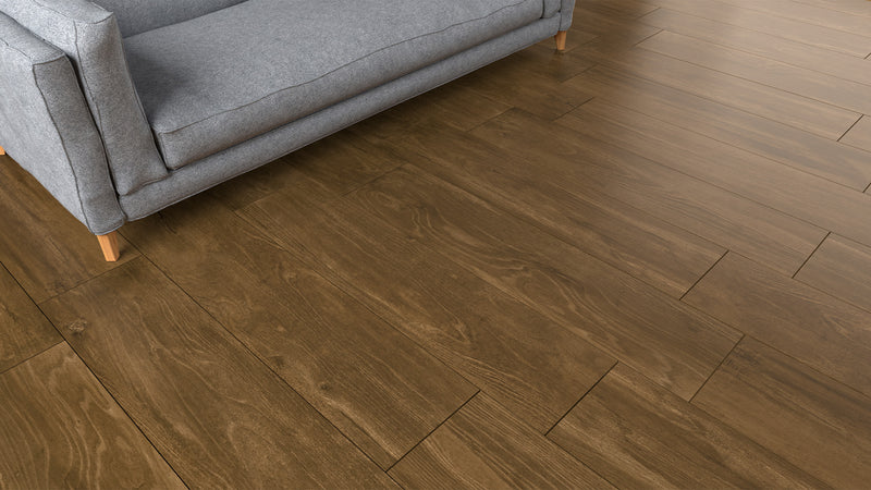 Porcelanato Esmaltado Mate 24.5X100cm Natural - Ceramica Villagres Roble