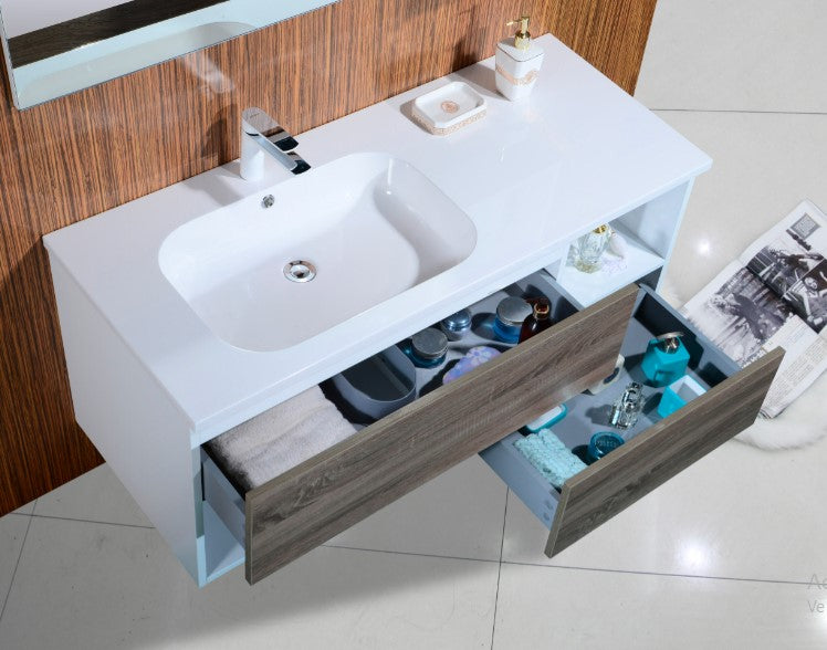 Mueble De Baño Aereo Oak 110X50X51cm - Aqualia Noland