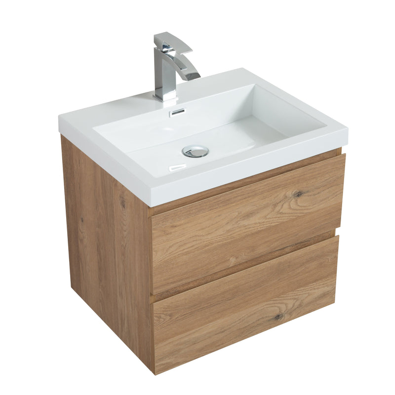 Mueble De Baño Aereo 60X48X50cm Oak - Aqualia Enrico