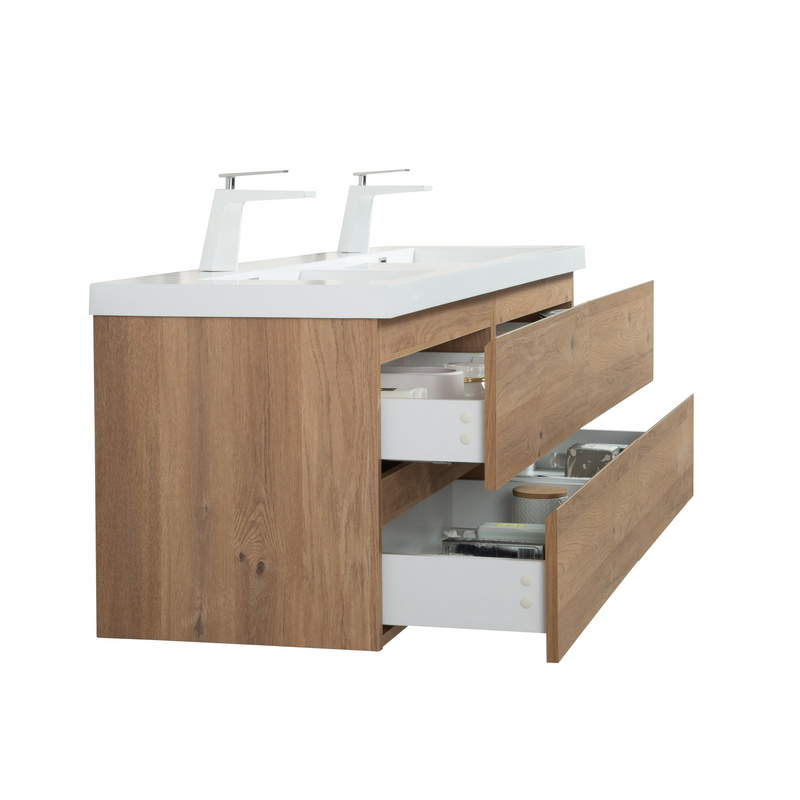 Mueble De Baño Aereo 160X48X50cm Oak - Aqualia Enrico