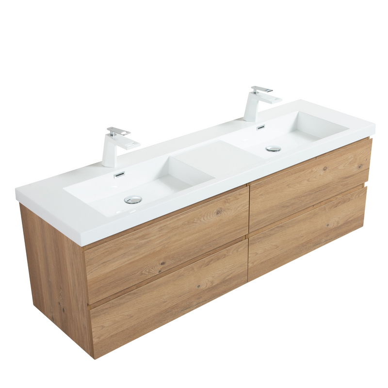 Mueble De Baño Aereo 160X48X50cm Oak - Aqualia Enrico