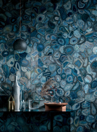 Porcelanato Rectificado Pulido 120X278Cm Agatha Blue - Mirage Wanderlust