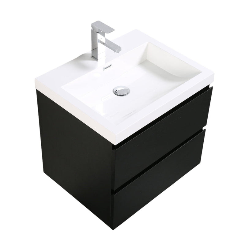 Mueble De Baño Aereo 60X48X50cm Negro - Aqualia Enrico