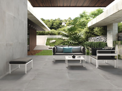 Porcelanato Esmaltado Rectificado Mate 60X120cm Ash - Baldocer Pulse