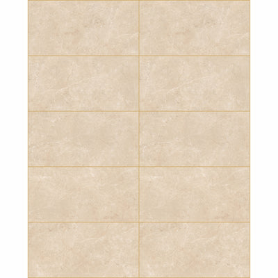 Porcelanato Esmaltado Pulido Barcelona Beige 80X160 - Varmora