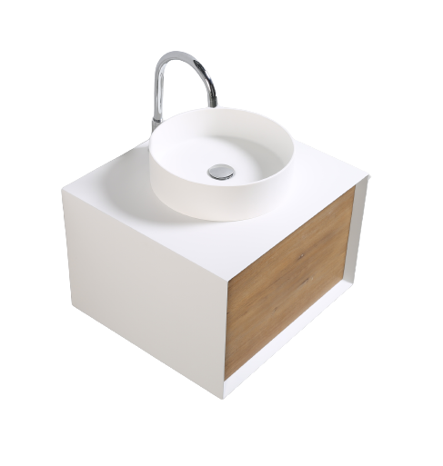 Mueble De Baño Aereo 60X55X40cm - Aqualia Hopper