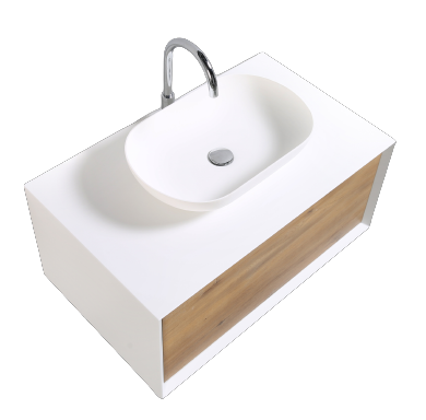 Mueble De Baño Aereo 90X55X40cm - Aqualia Hopper