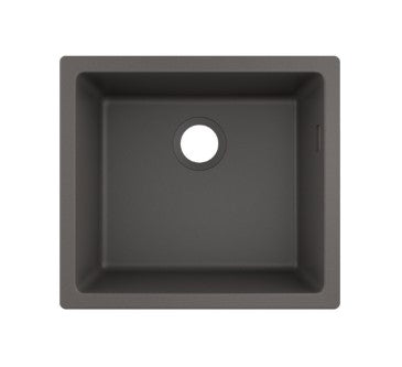 Fregador Sencillo Bajo Mesa 540x490mm Stone Grey - Hansgrohe Silicatec 450