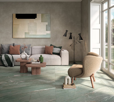 Porcelanato Rectificado Lappato 120X278cm Tiffany Green - Imola The Room