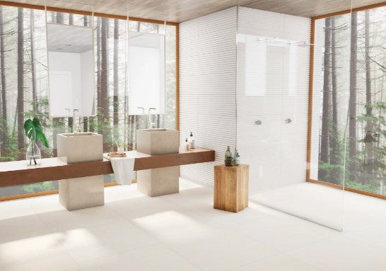 Porcelanato Esmaltado Rectificado Mate 80X80cm Bianco - Portobello Spezia