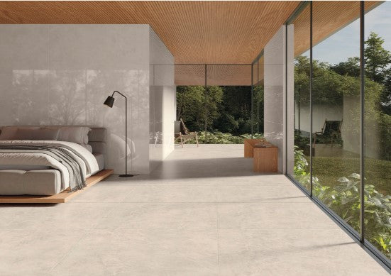 Porcelanato Esmaltado Rectificado Mate 60X120cm Moonlight Sand- Portobello Quartzites