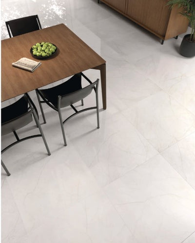 Porcelanato Esmaltado Rectificado Pulido 80X80cm  Bianco - Portobello Spezia