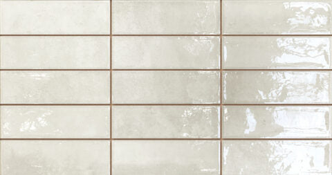 Revestimiento De Ceramica Brillante 31.6x60cm White - Prissmacer Pre. Ponto