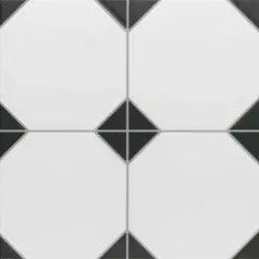 Porcelanato Esmaltado Mate 33.3x33.3 Black - Realonda Canterbury