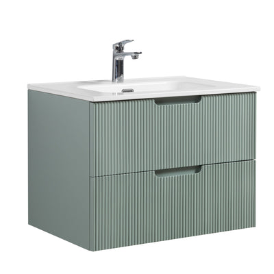 Mueble Aereo 70x45.5x50cm Verde Mate - Aqualia Carra