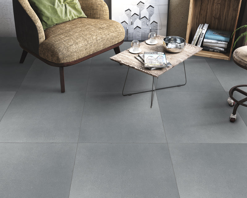 Porcelanato Esmaltado Mate Rectificado 59x59cm Pro Grey - Graiman Fusion