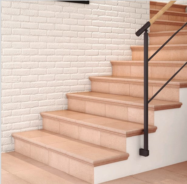 Peldaño De Gres Extruido Para Escalera 5x36cm Gris Claro - Exagres Torelo