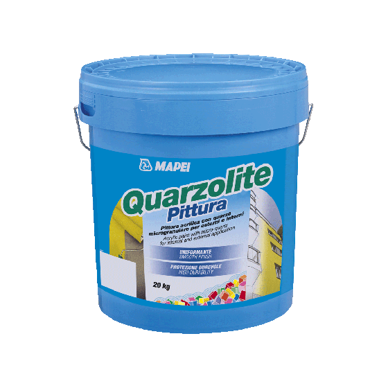 Pintura A Base De Resina Acrilica Base T 20Kg - Mapei Quarzolite