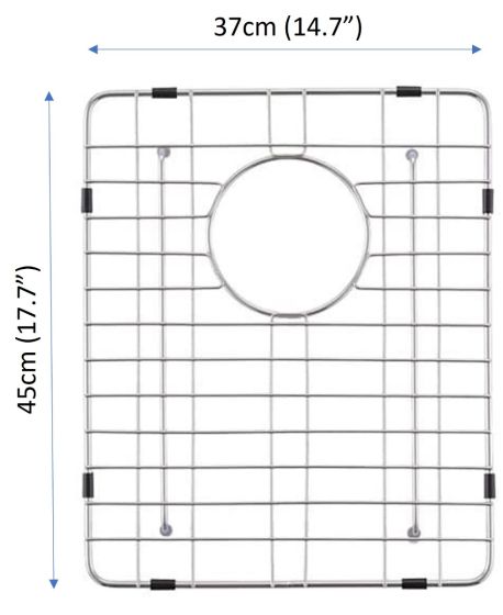 Parrilla Para Fregador 37x45cm - Aqualia