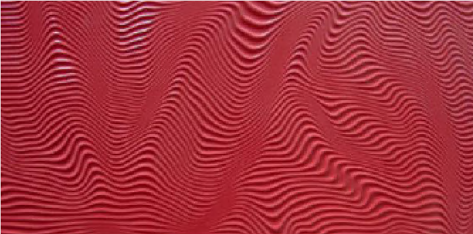 Porcelanato Esmaltado Brillante 30X60Cm Rojo - Rak Ceramics Waves Metalic